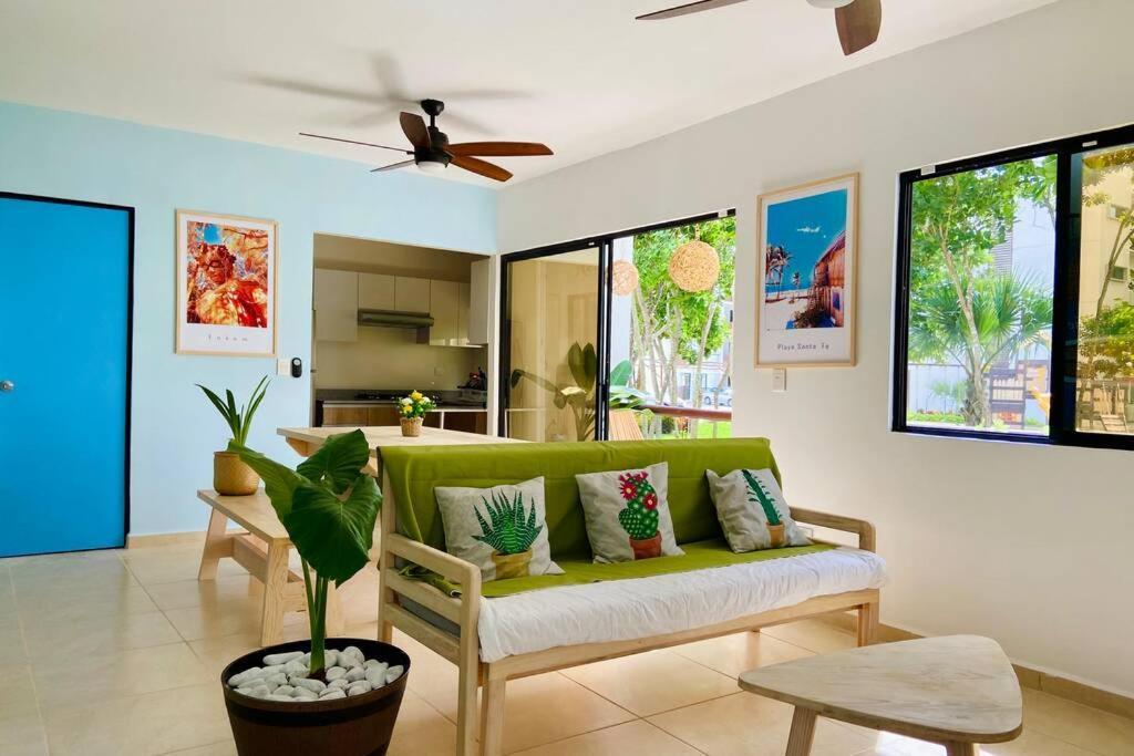 Ferienwohnung Coquillage B Cancún Exterior foto