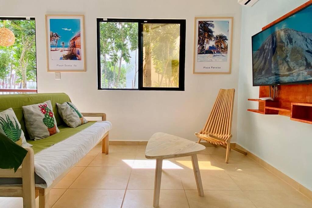 Ferienwohnung Coquillage B Cancún Exterior foto