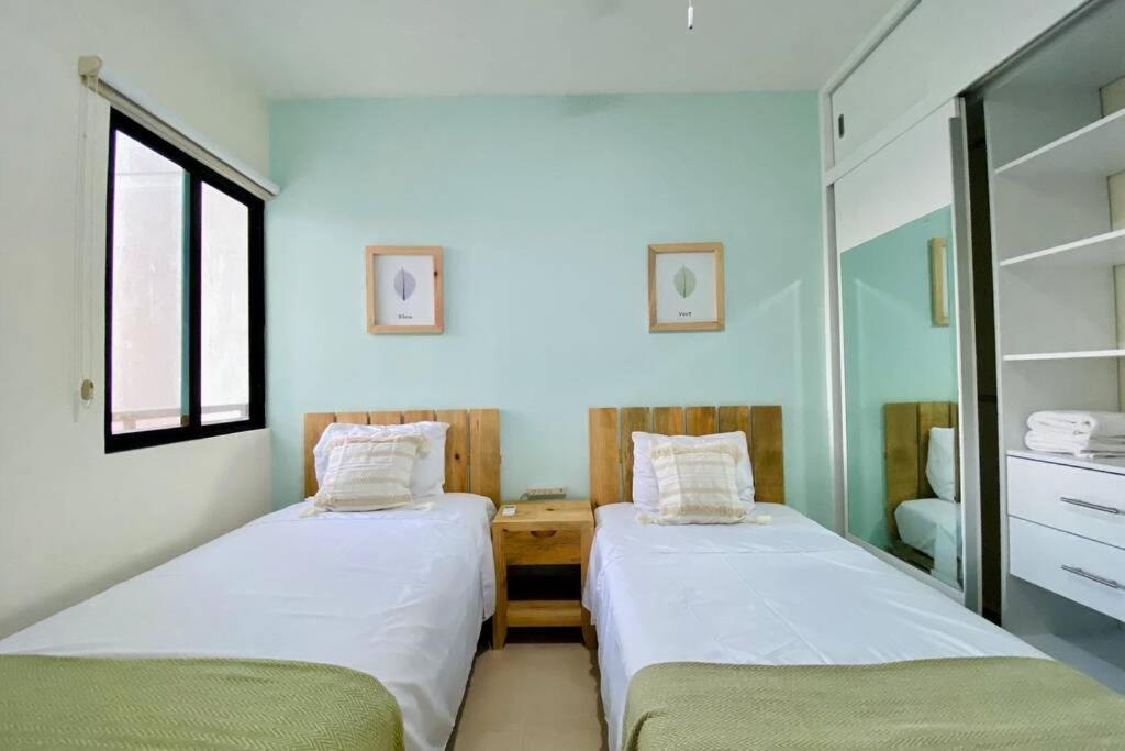 Ferienwohnung Coquillage B Cancún Exterior foto